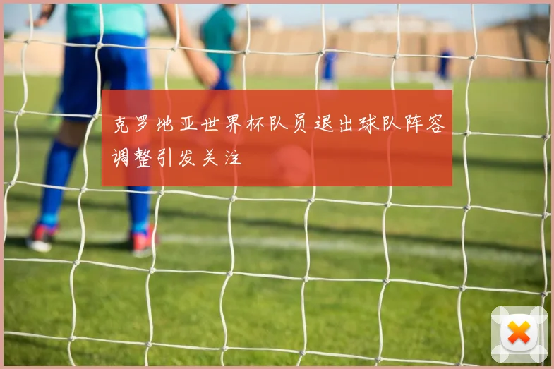 克罗地亚世界杯队员退出球队阵容调整引发关注