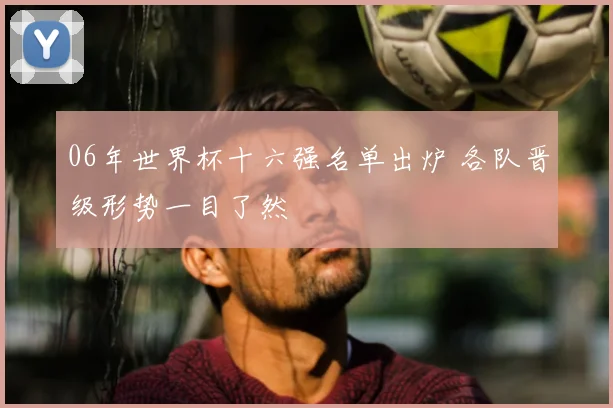06年世界杯十六强名单出炉 各队晋级形势一目了然