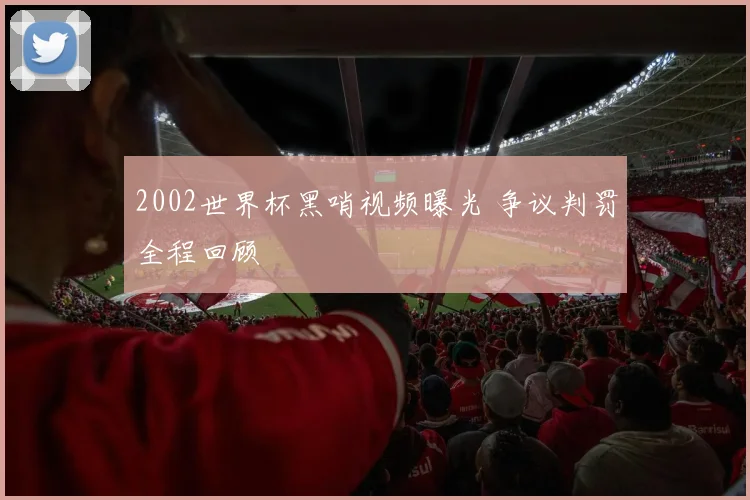2002世界杯黑哨视频曝光 争议判罚全程回顾